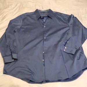 Perry Ellis 3X Non-Iron Lng Slv Button Down Shirt